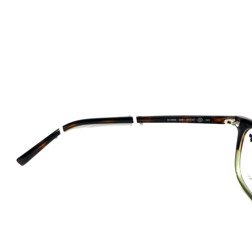 Marchon NYC Eyeglasses Frame M-3509 209 Tortoise Green Square Full Rim 51-17-145